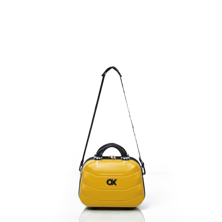 Ox Exclusive 4 lü Sarı Valiz Seti