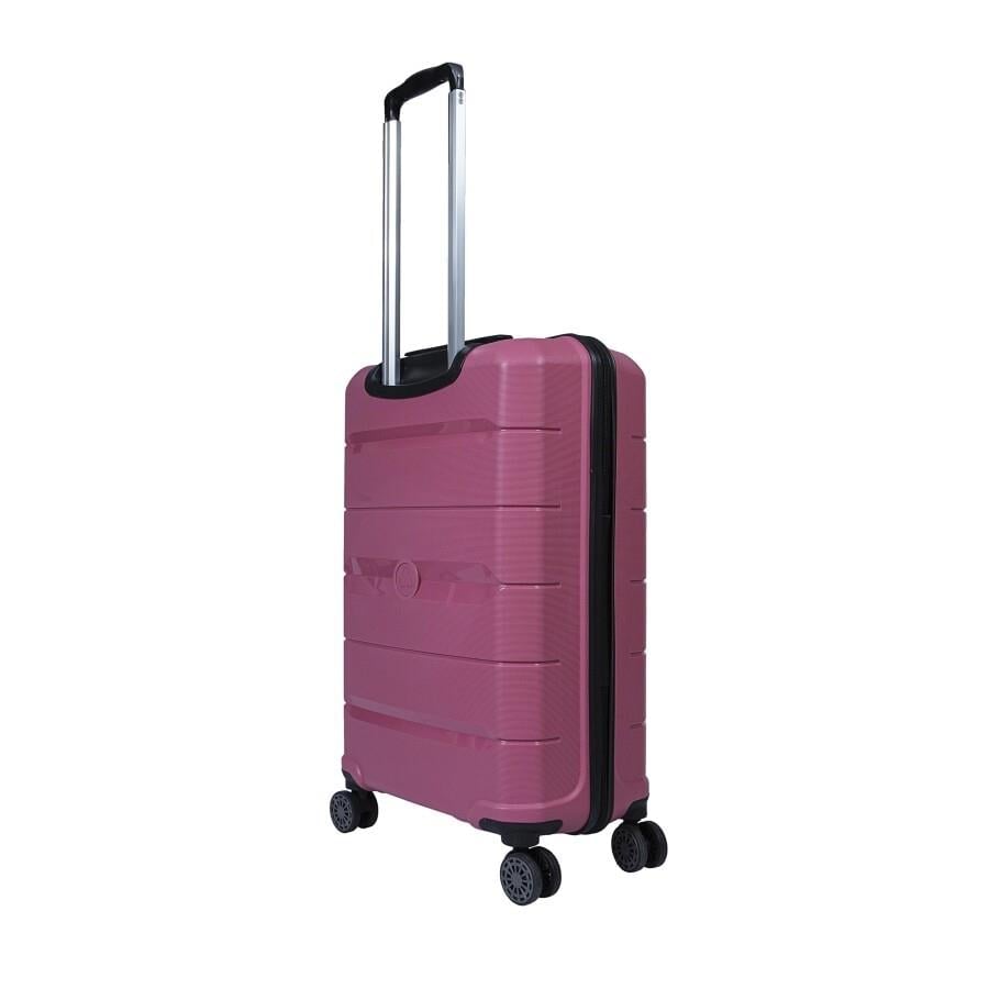 OX POLİPROPİLEN SİLİKON  3 LÜ VALİZ SETİ ROSE GOLD