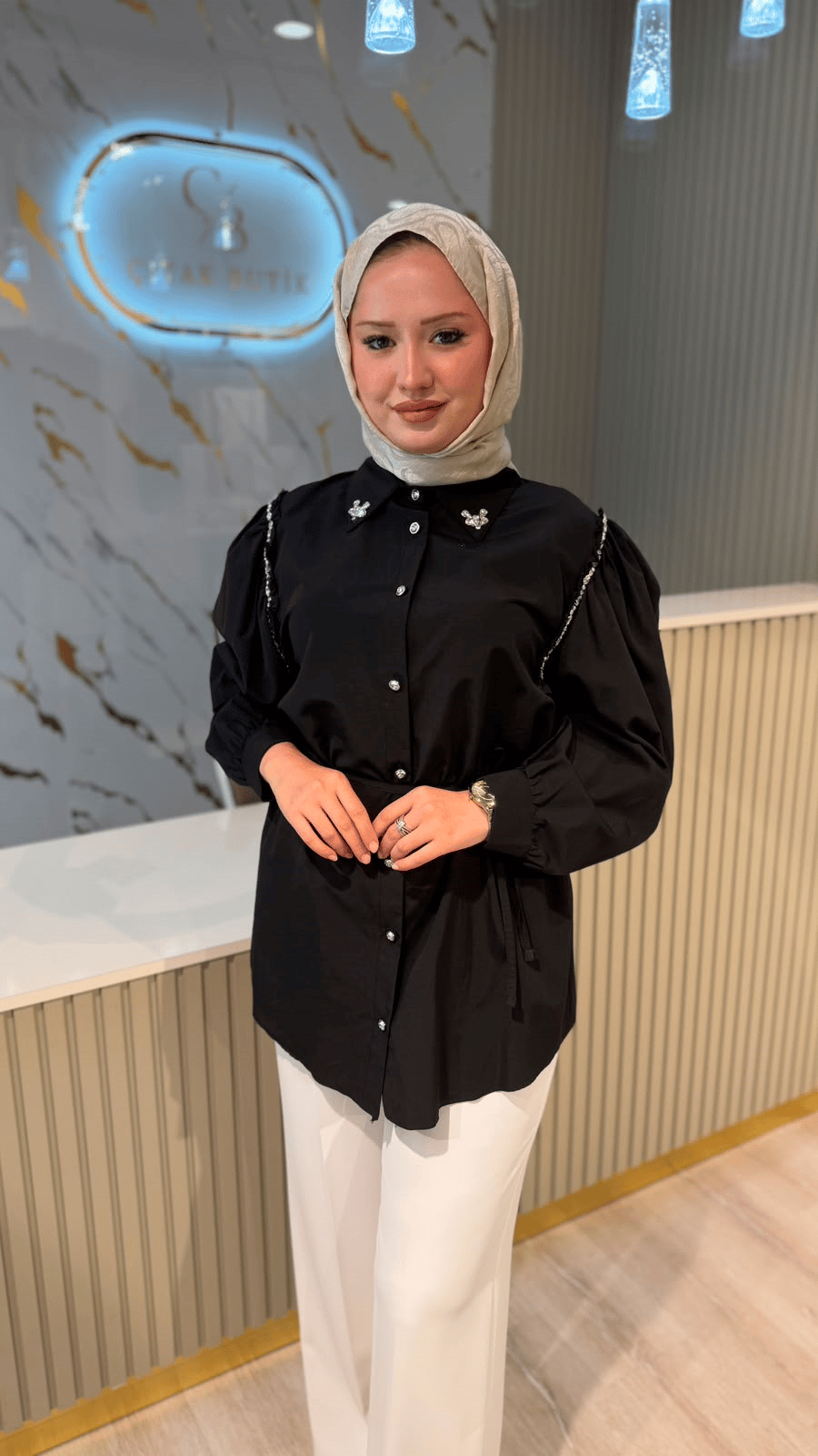 0368 GÖMLEK - SİYAH