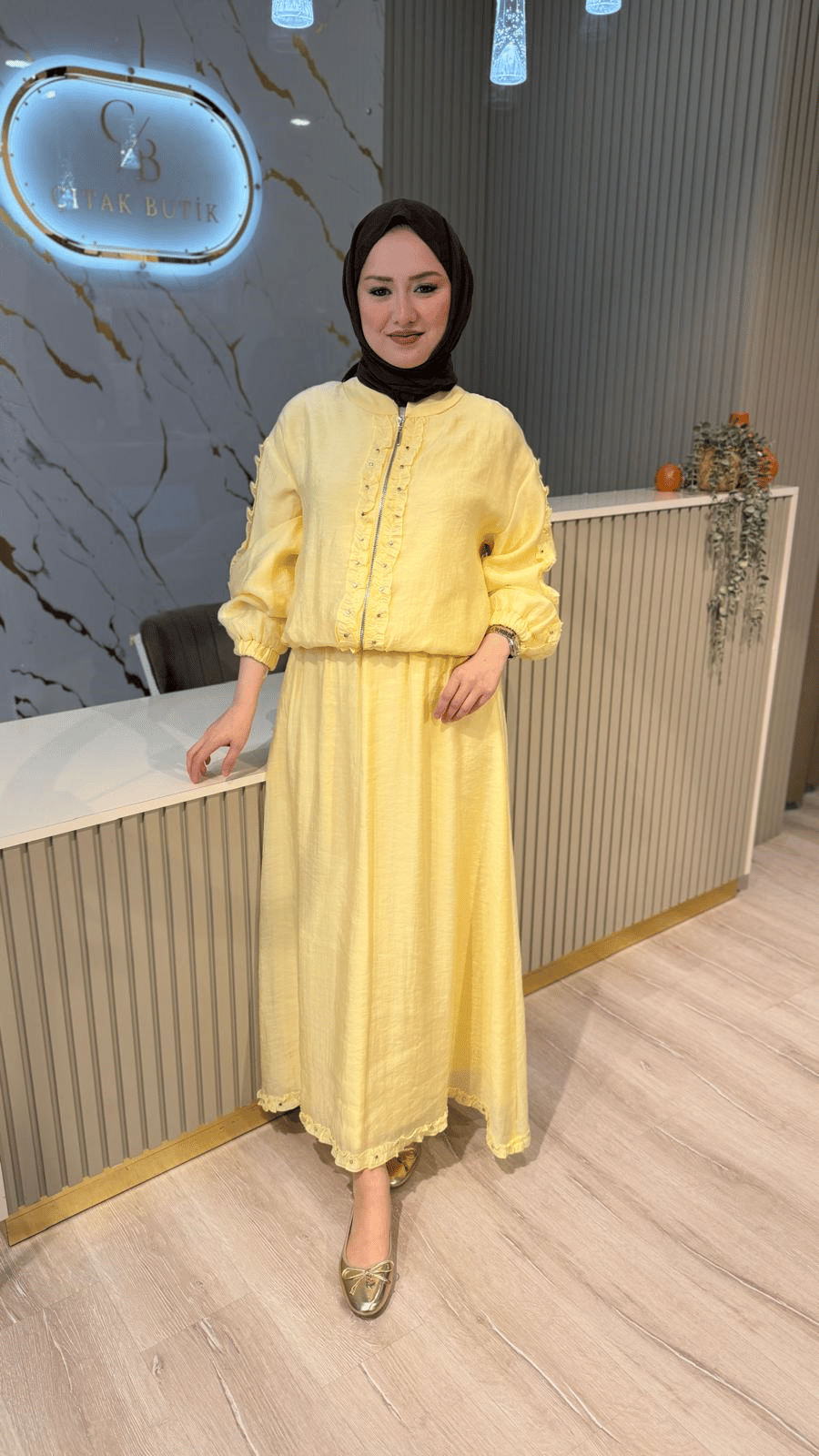 10988 ETEKLİ TAKIM - SARI