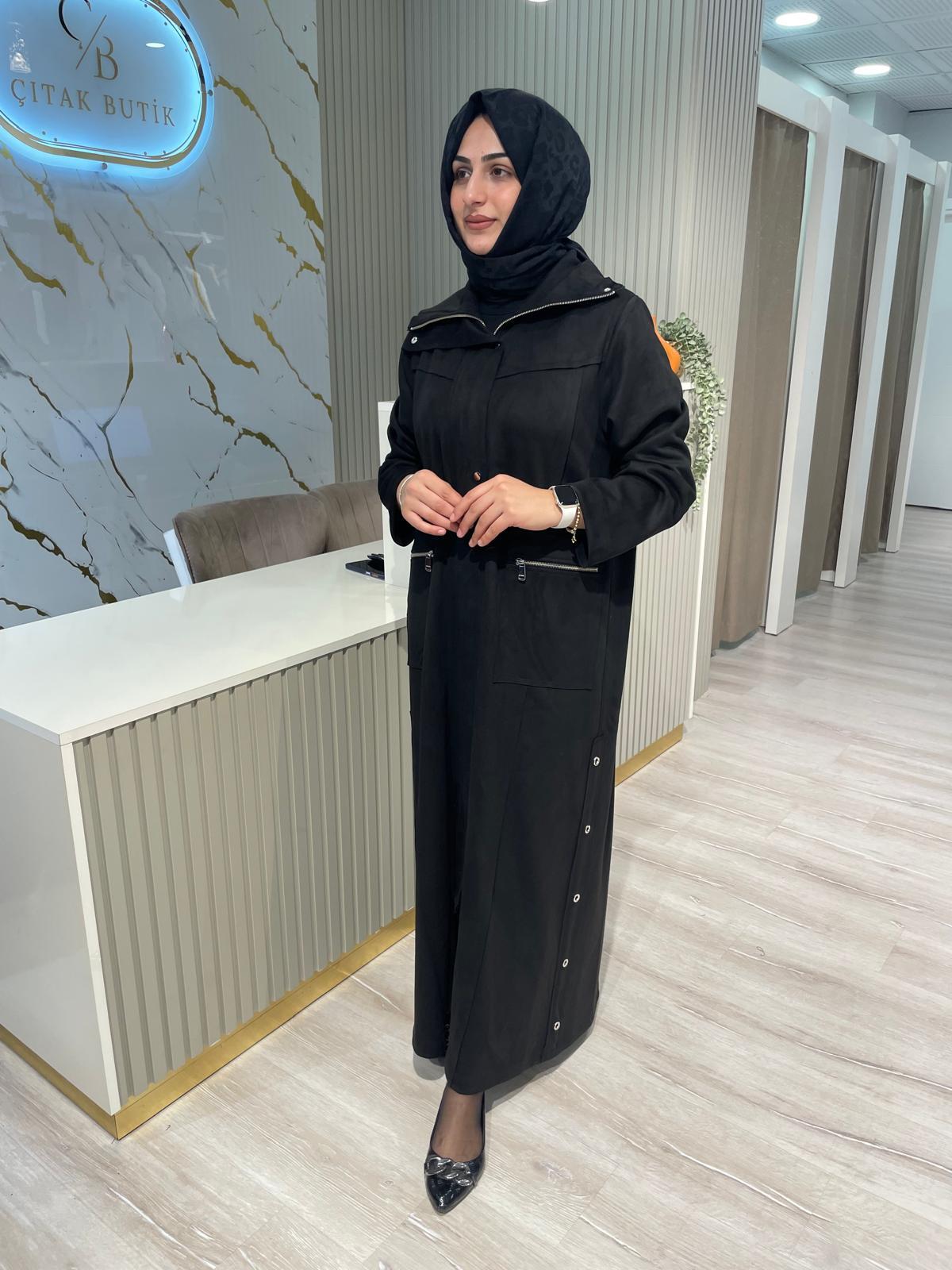 BEHREM 28075 SÜET FERACE-SİYAH