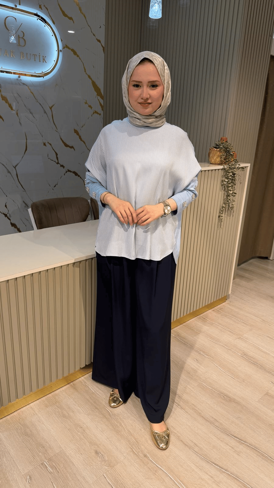 FUAT GÜRŞEN 5349 BLUZ - BEBE MAVİ