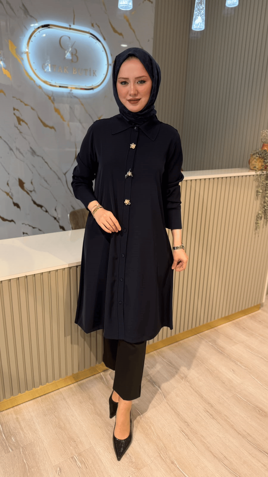 FUAT GÜRŞEN 6930 TUNİK - LACİVERT