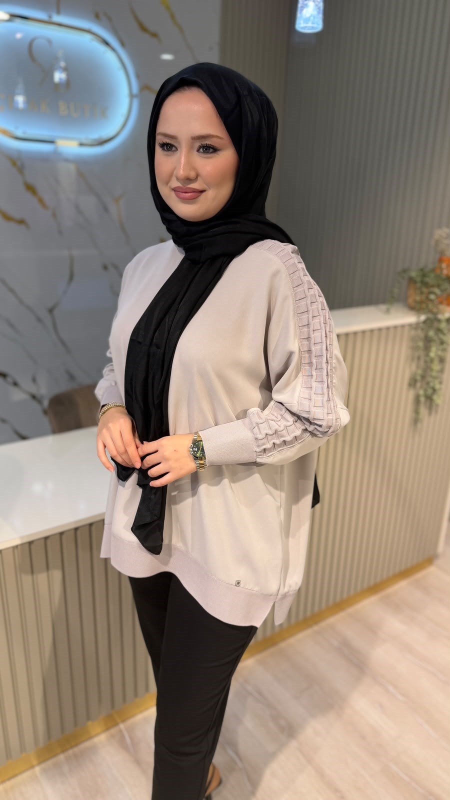 GHİSA 4468 TUNIK - GRİ