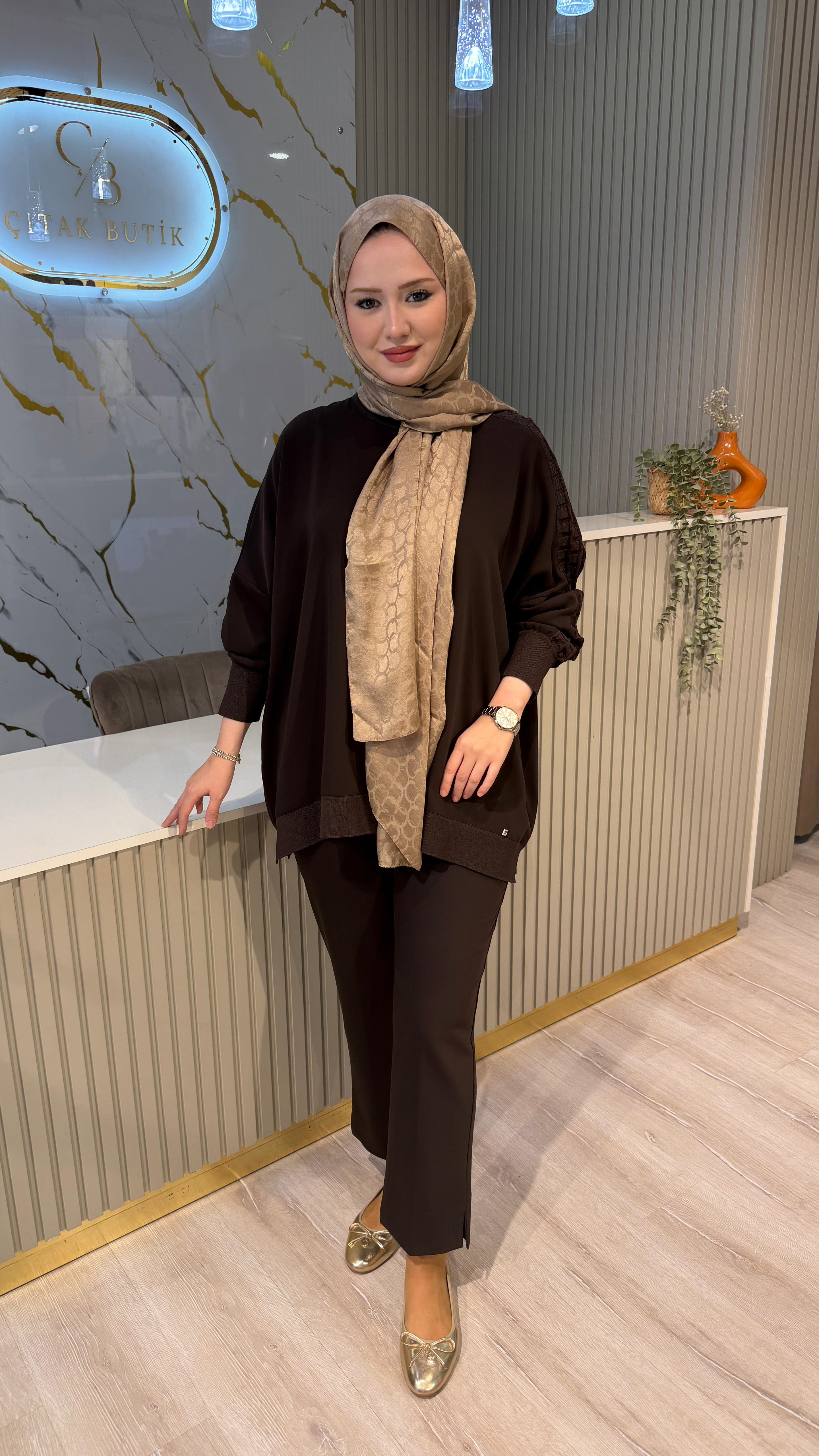 GHİSA 4468 TUNIK -  KAHVE