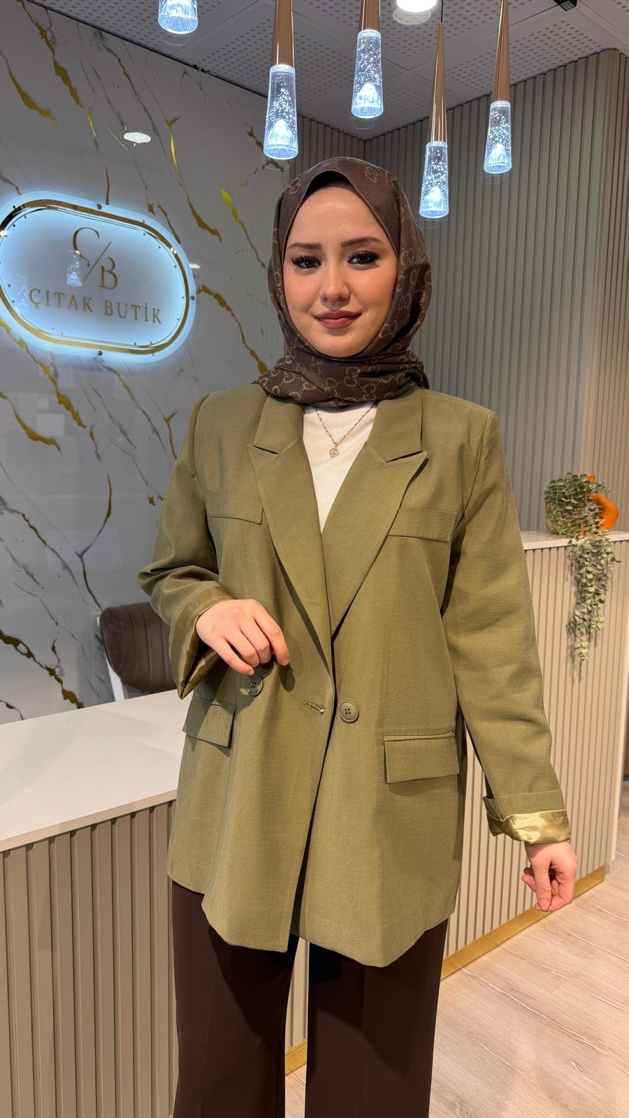 MRW 1806 BLAZER CEKET-YEŞİL