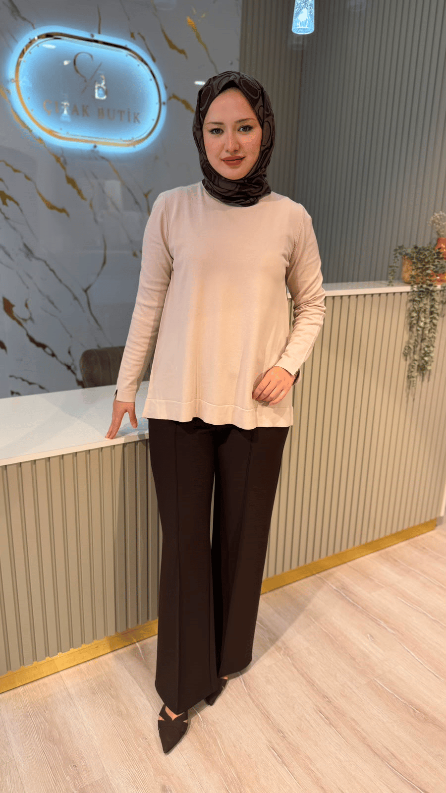 NUSS 0902 TUNİK - BEJ