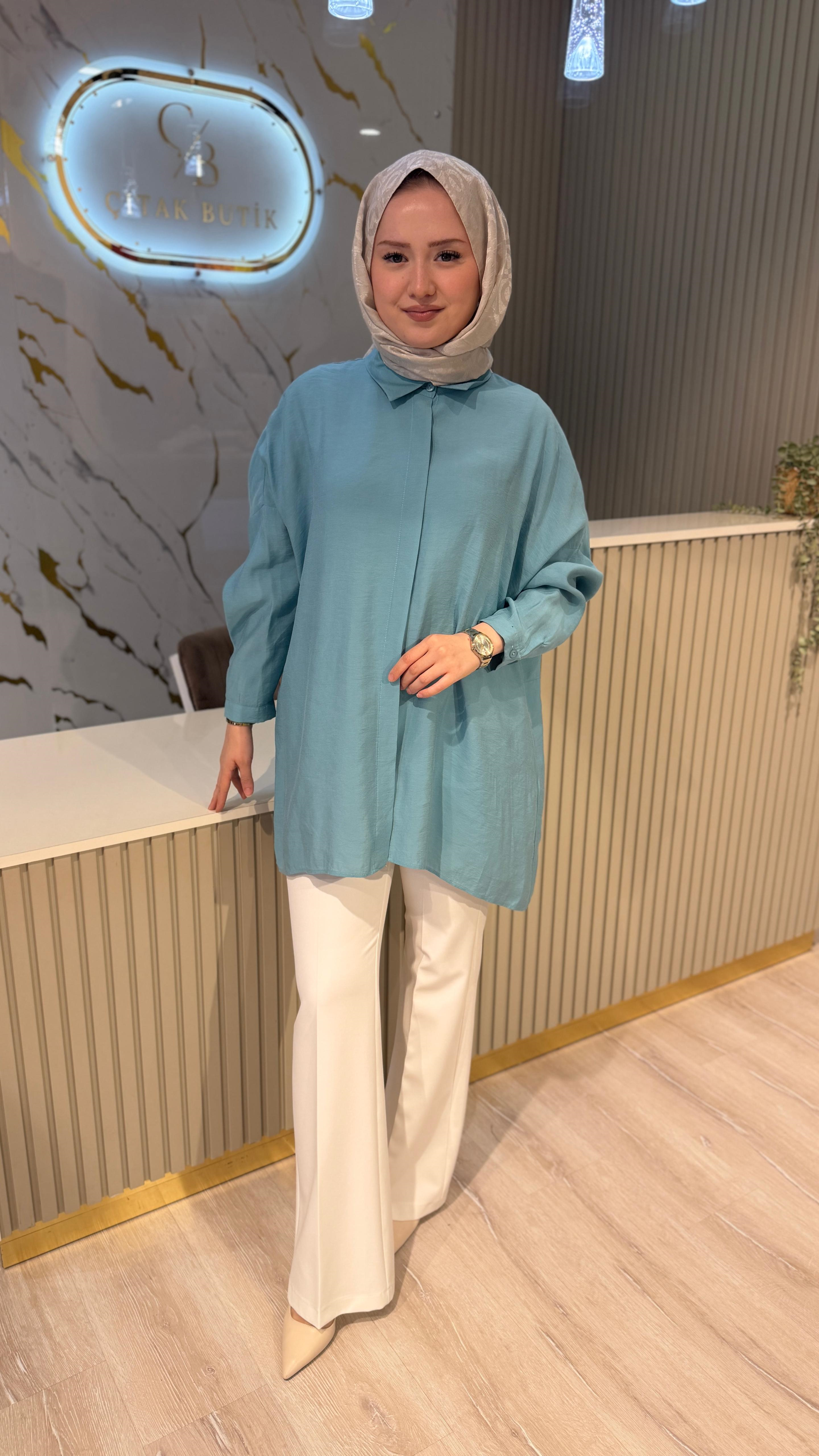 NUSS 3001 BASİC GÖMLEK - AKDENİZ
