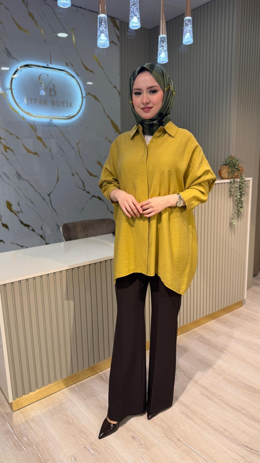 NUSS 3001 BASİC GÖMLEK-AMBER