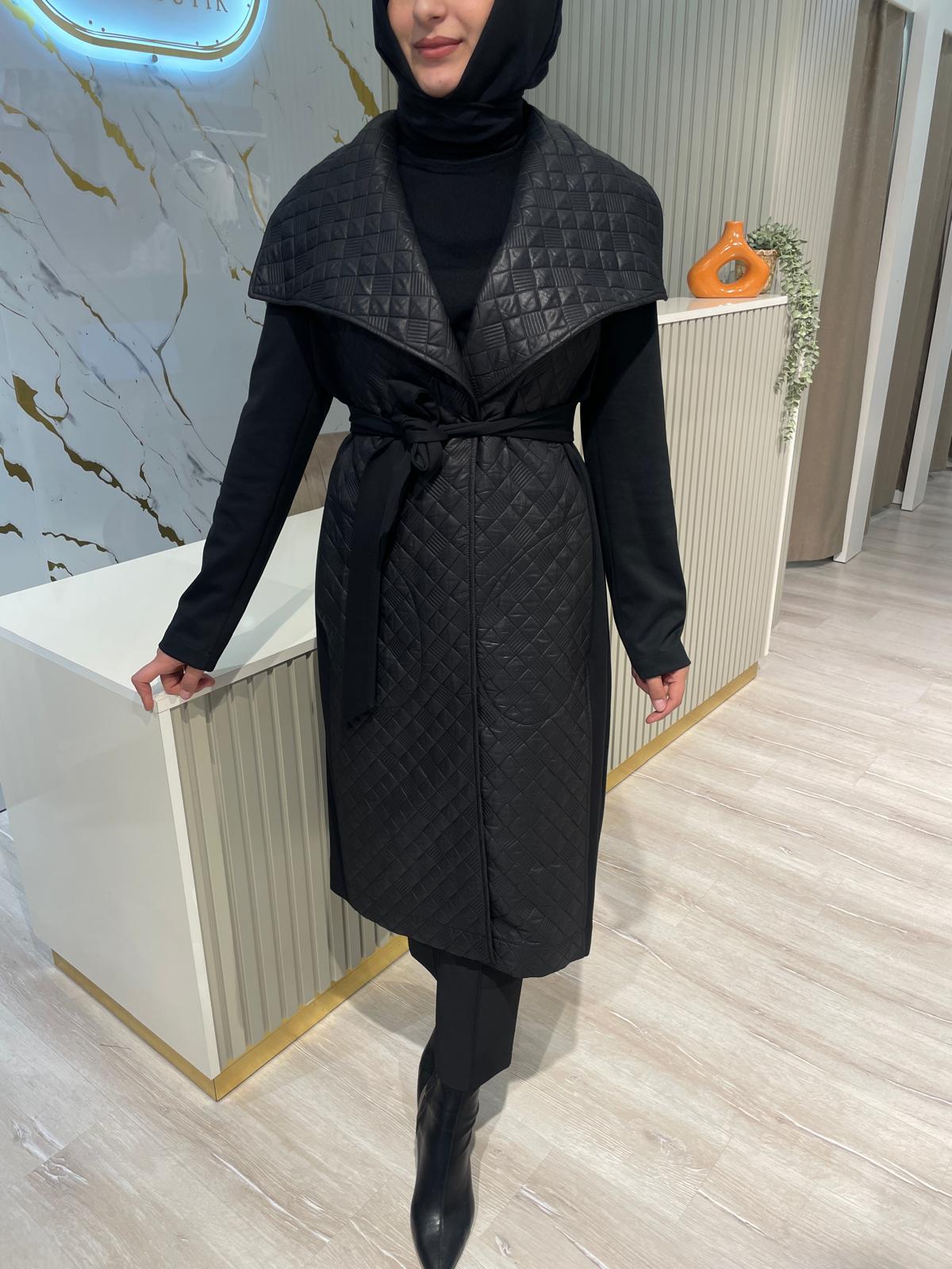 NUSS 6025 KRUVAZE YAKA KAP-SİYAH