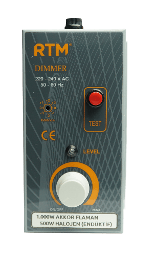 1000W Tek Faz Pano Tipi Dimmer 5A RPD-26100