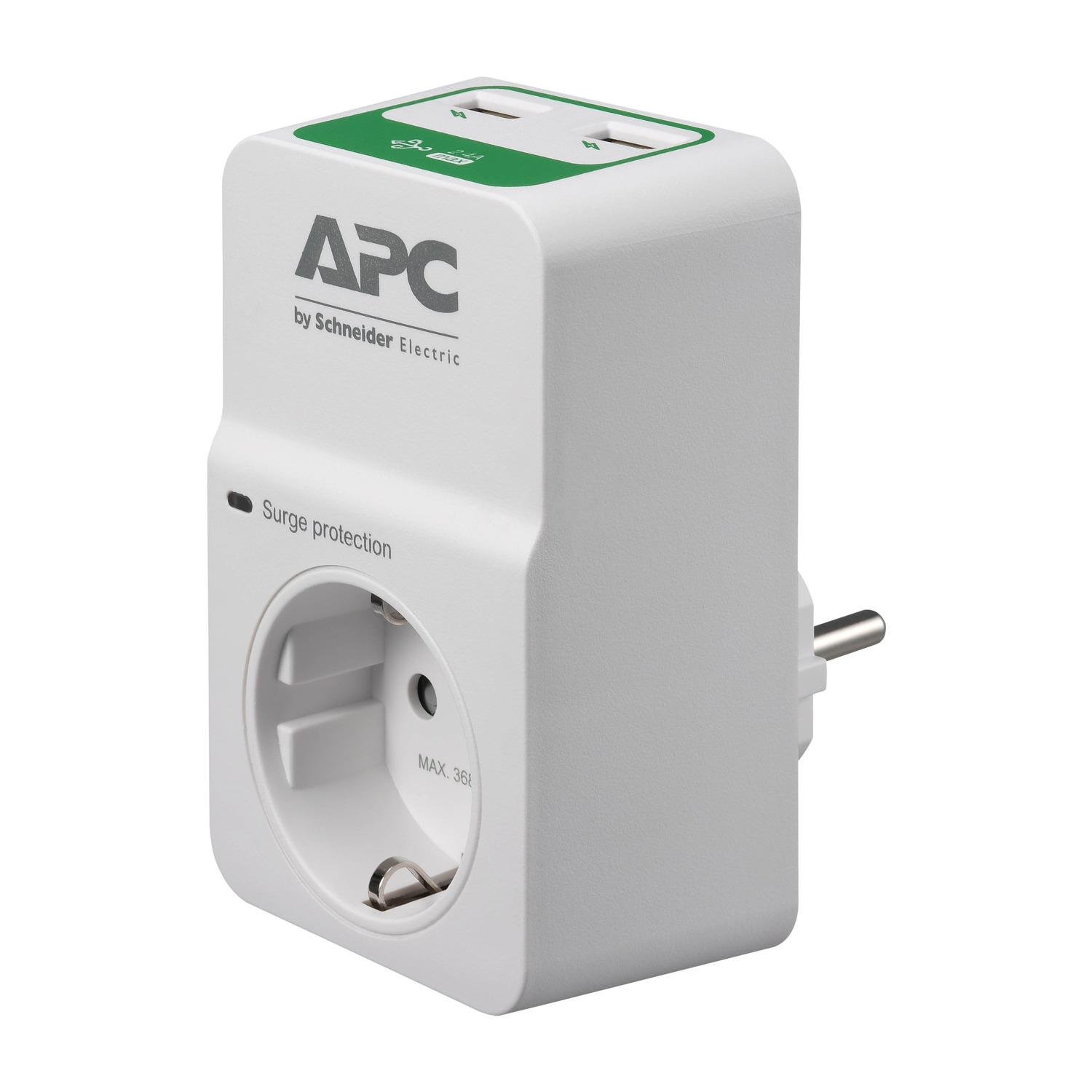 APC tek çıkışlı akım korumalı priz, 230V PM1WU2-GR