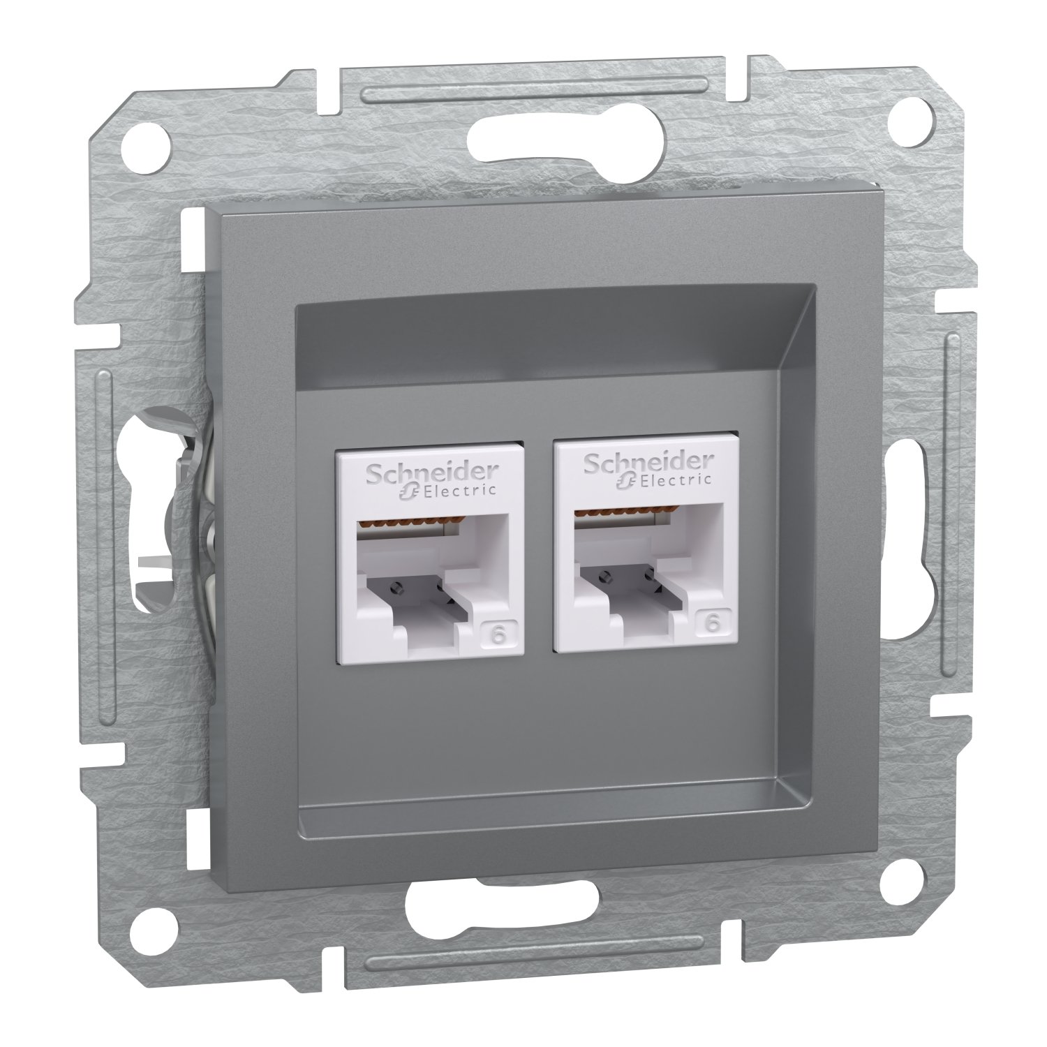 EPH4800162SchneiderAsfora Çelik 2XRJ45 Cat 6 Utp EPH4800162 