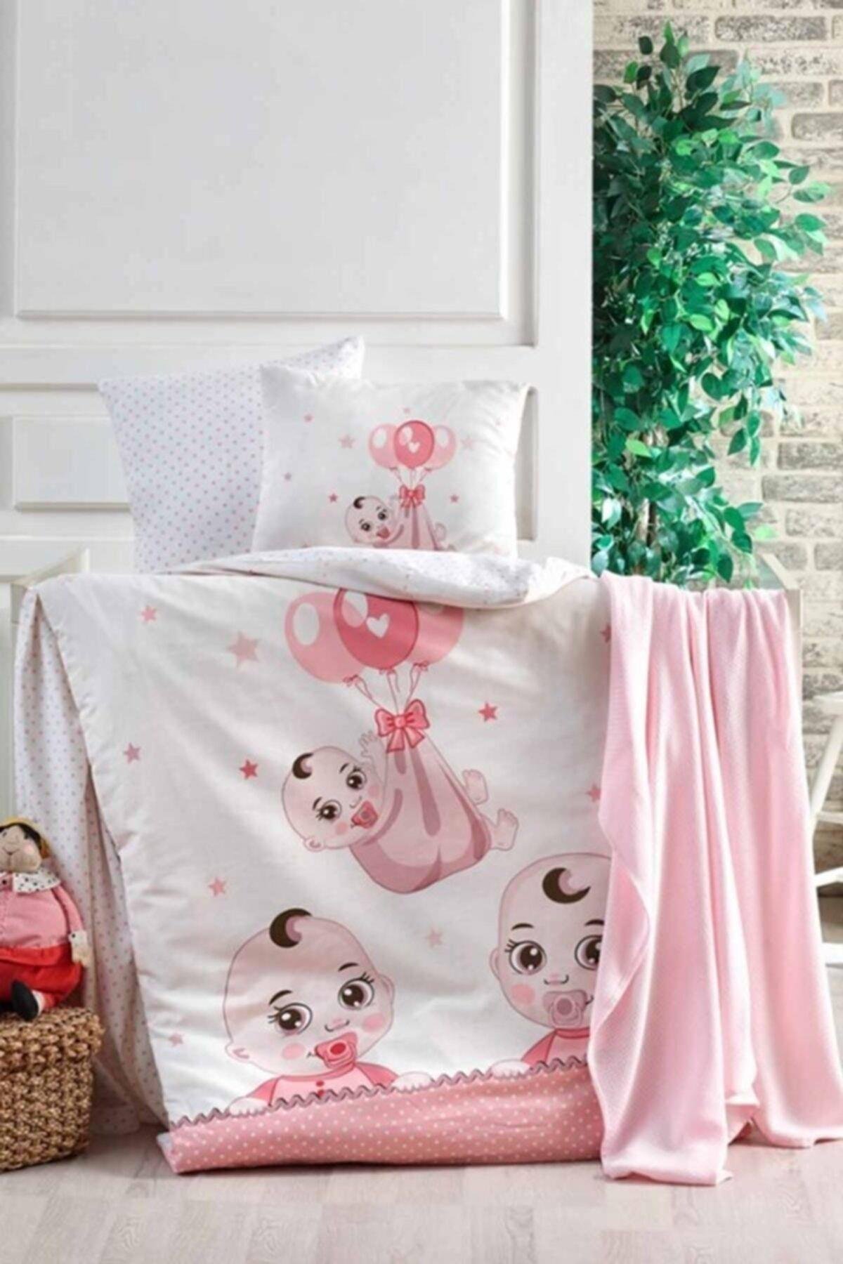 Babies Pink Ranforce Bebek Nevresim Takımı