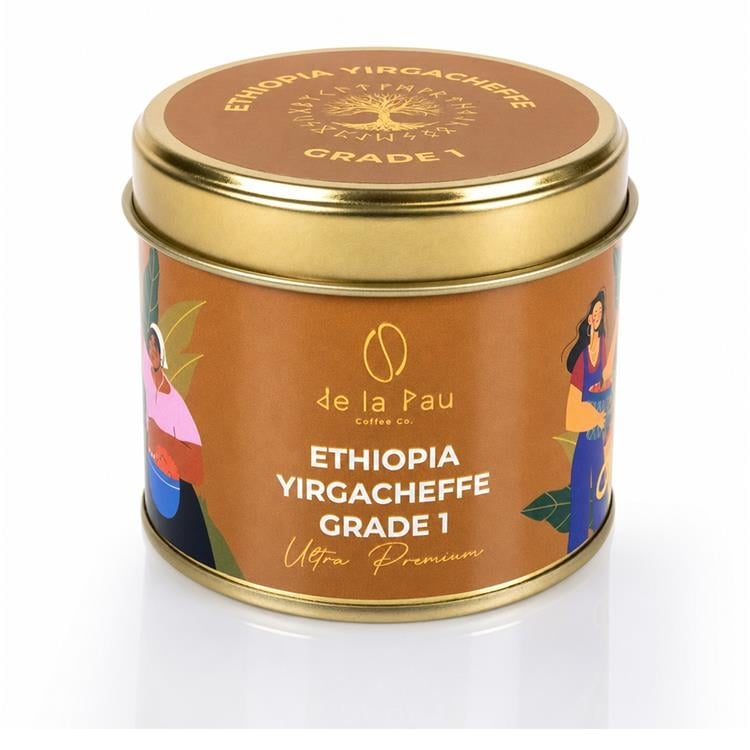 De La Pau Ethiopia Yirgacheffe Gr 1 Ultra Premium Seri Çekirdek Kahve 70 gr
