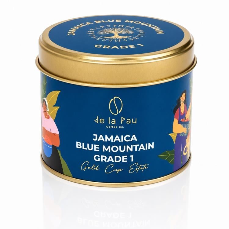 De La Pau Jamaica Blue Mountain Grade 1 Ultra Premium Series Whole Bean Coffee 70 g