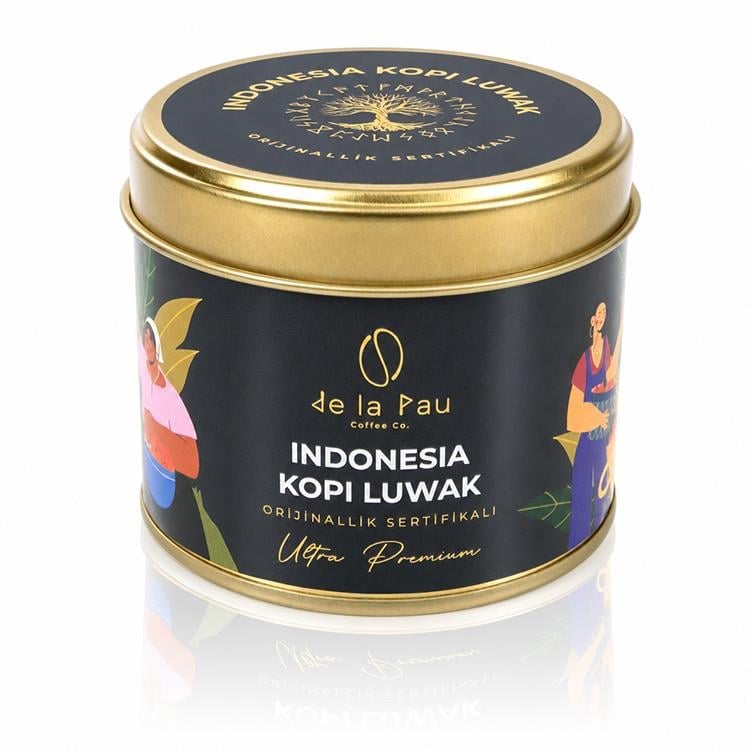 De La Pau Kopi Luwak Ultra Premium Series Whole Bean Coffee 70 g