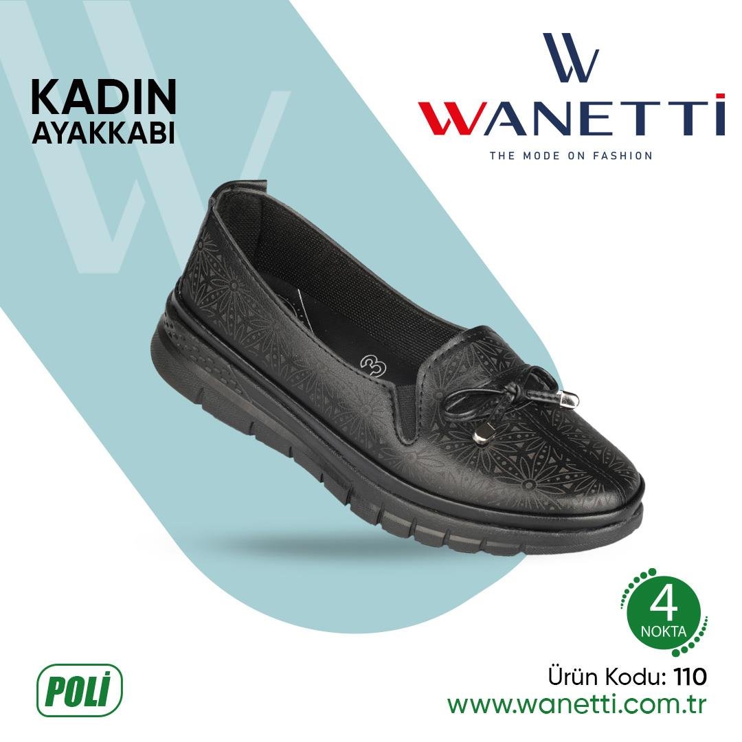 110 Atom Poli Taban Bayan Ayakkabı