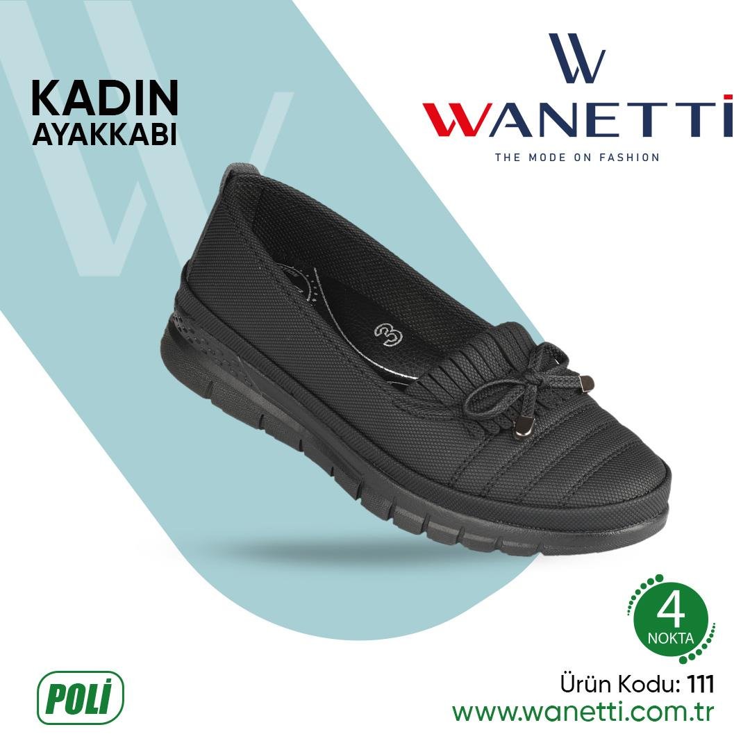 111 Atom Poli Taban Bayan Ayakkabı