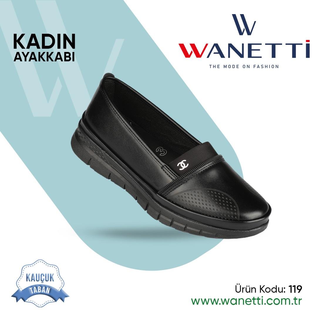119 Atom Kauçuk Taban Bayan Ayakkabı