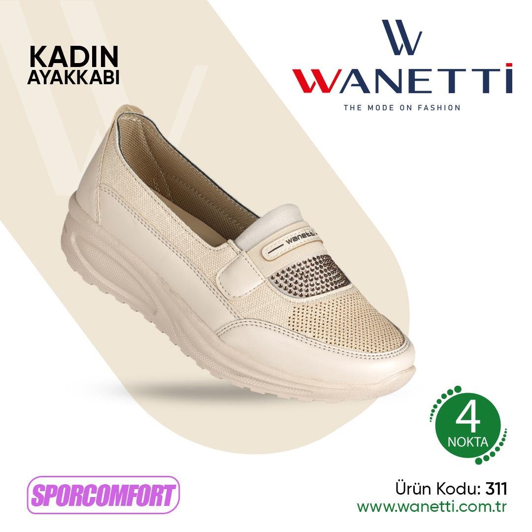 311 Poli Taban Lazerli Comfort Spor Bayan Ayakkabı