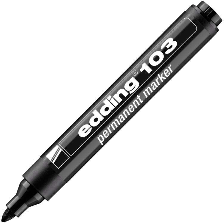 Edding-Edding Permanent Markör E103 Siyah