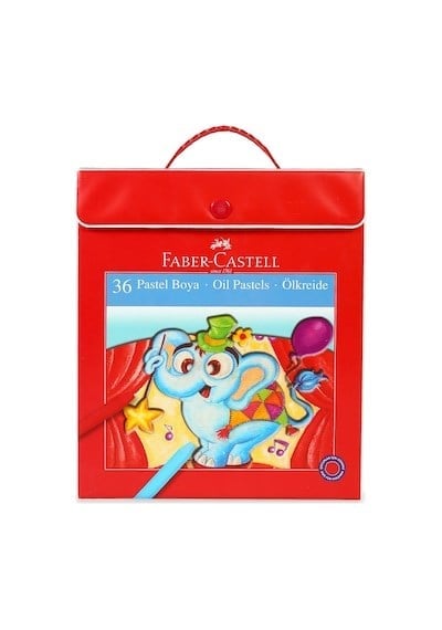 Faber Castell-Faber Castell Karton Çantalı Pastel Boya 36'lı