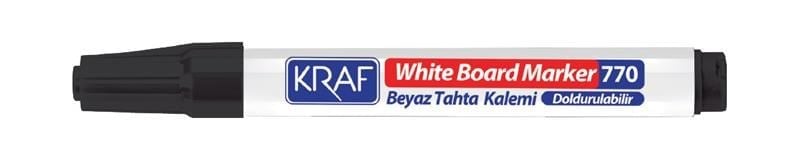 Kraf-Kraf Beyaz Tahta Kalemi Doldurulabilir 770 Siyah