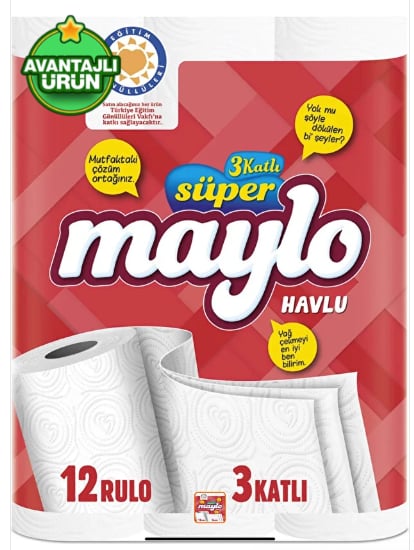 maylo-Maylo Süper Kağıt Havlu 12 Li