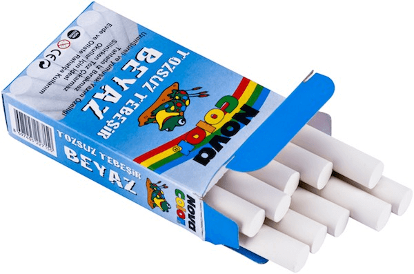 Nova Color-Nova Color Tebeşir 10 'lu Beyaz