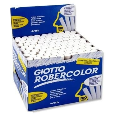 Robercolor-Giotto Robercolor Tebeşir 100 Lü Beyaz 538800