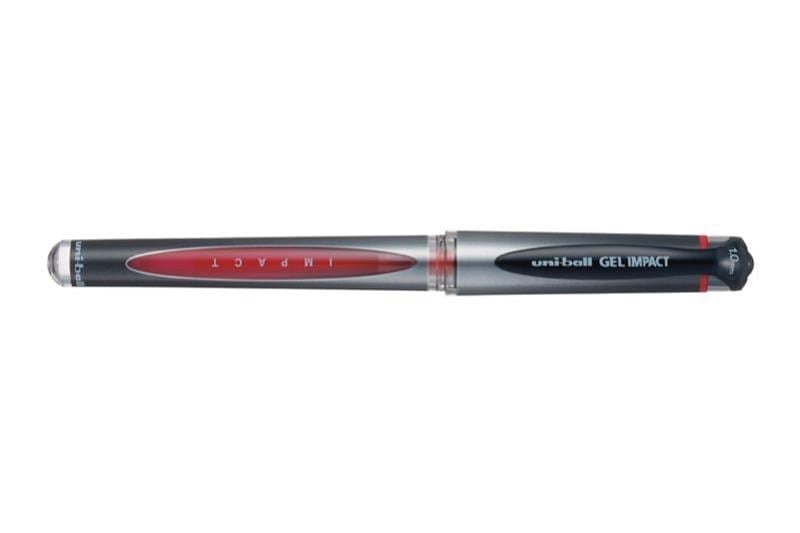 Uniball-Uniball UM-153 S İmza Kalemi Gel Impact 1.0 MM Kırmızı