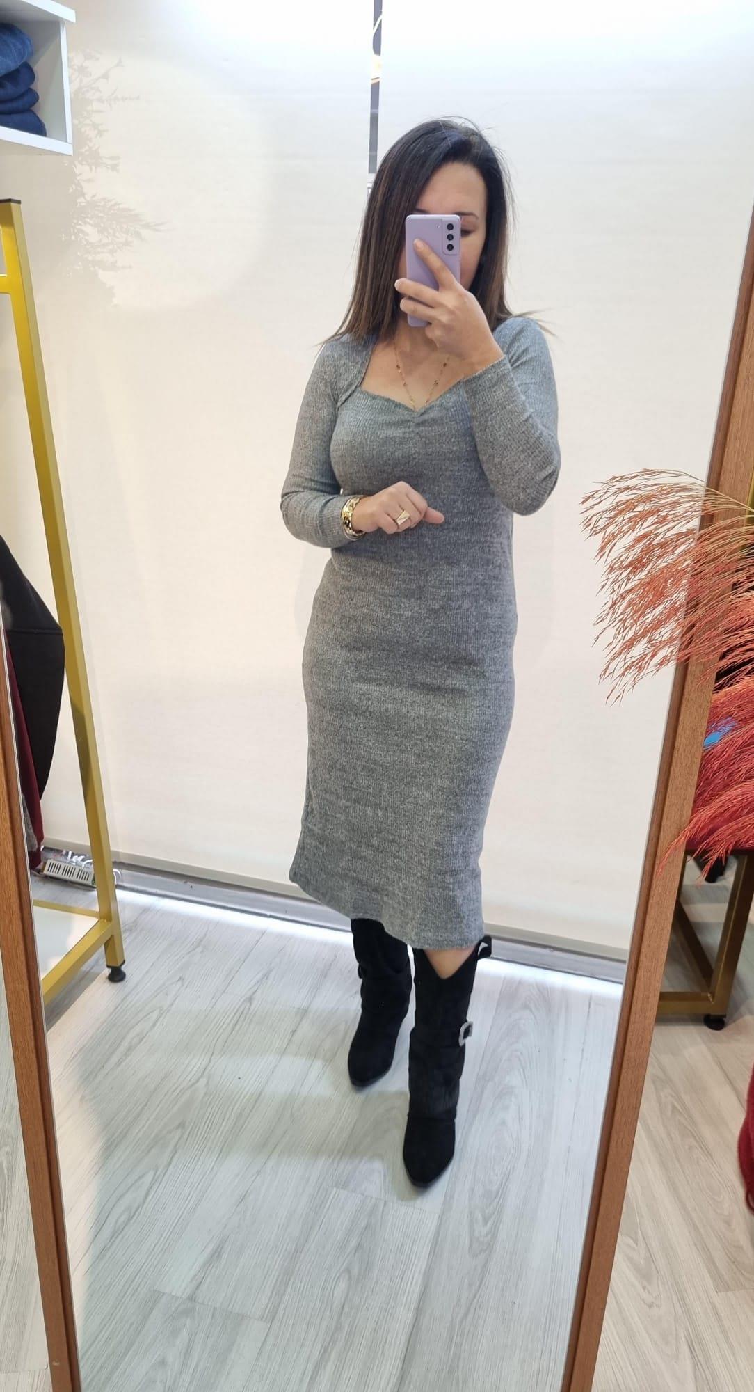 Kışlık Triko Elbise