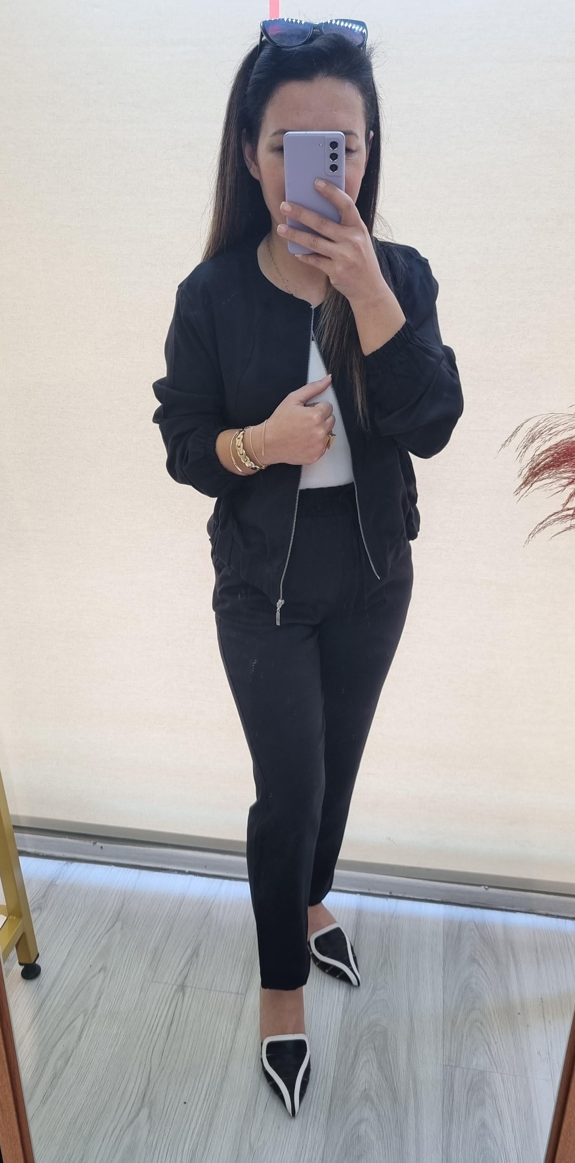 Orjinal Marka Siyah Keten Takım