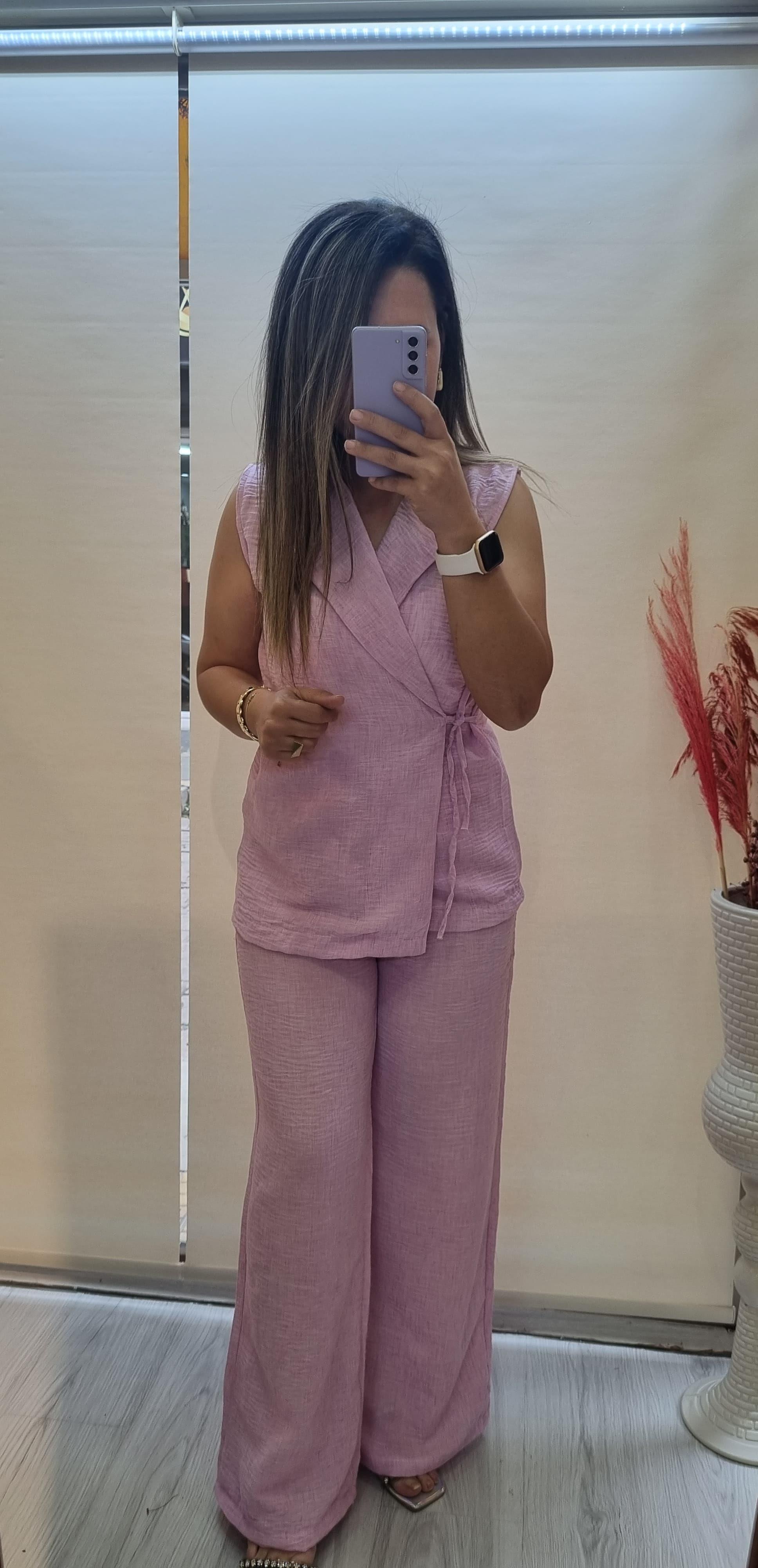 Pembe Keten Takım