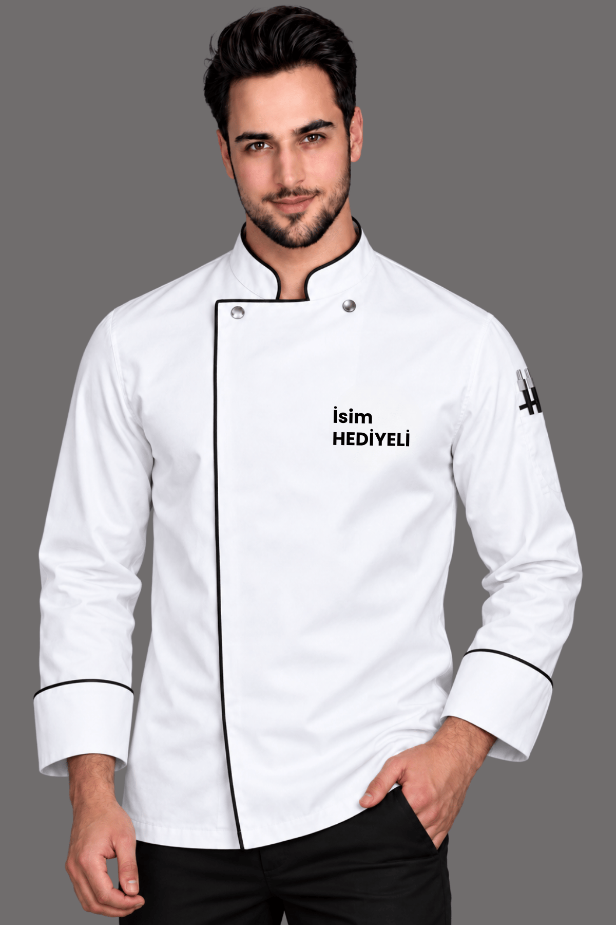1430 Classıc Chef Aşçı Ceketi Beyaz