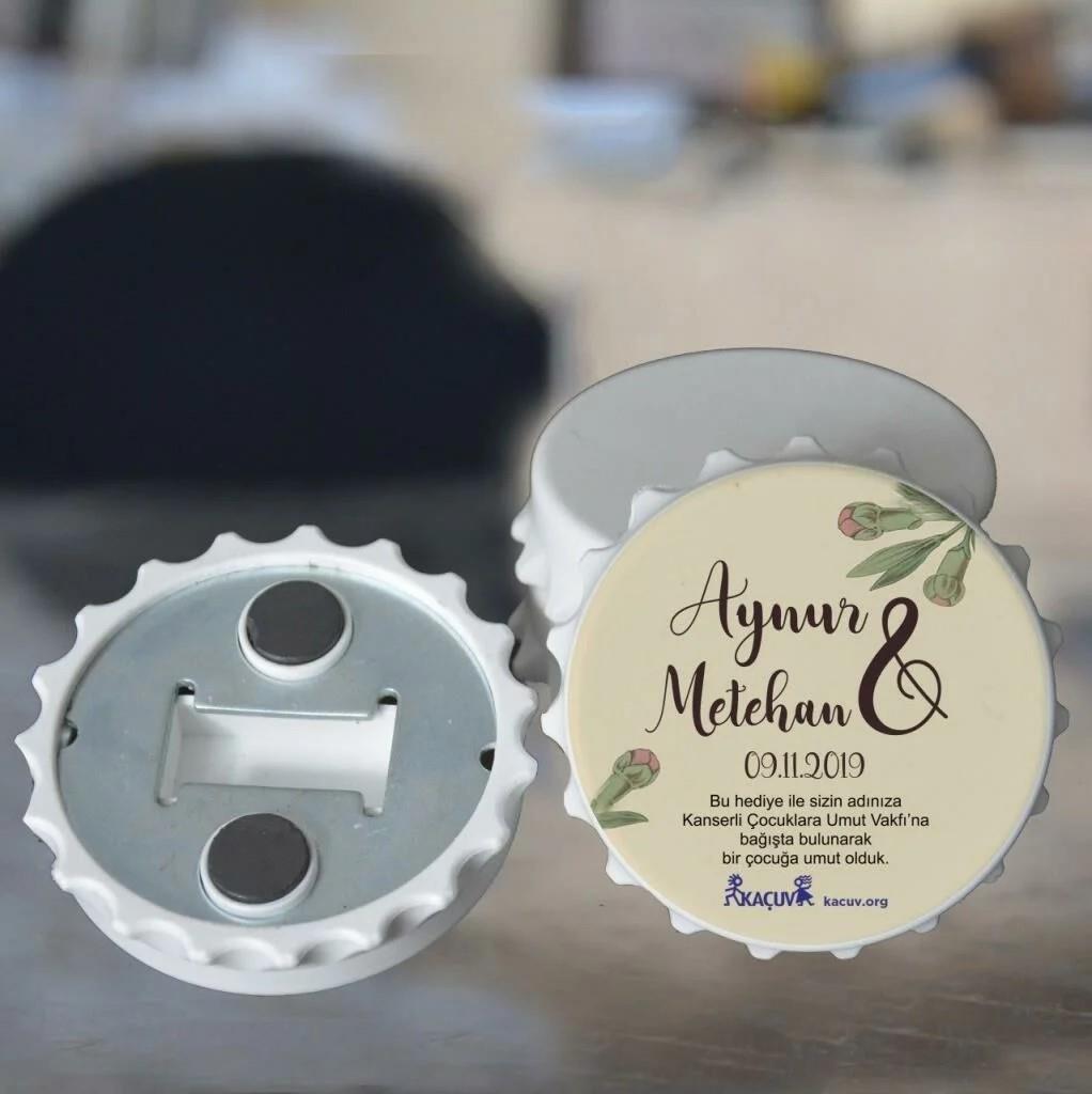 Açacak Magnet - Mor Çiçekler