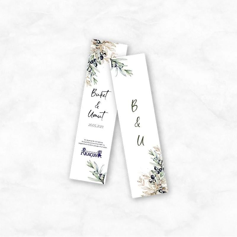 Kitap Ayracı - Zeytin Dalı