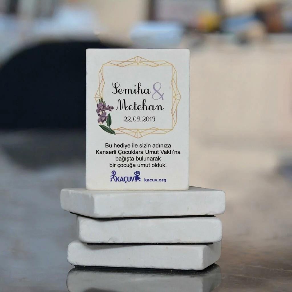 Taş Magnet - Leylak