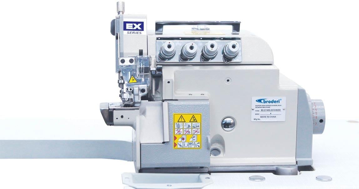 BRODERİ BD-5114-EX-DD 4 thread Overlock sewing machine