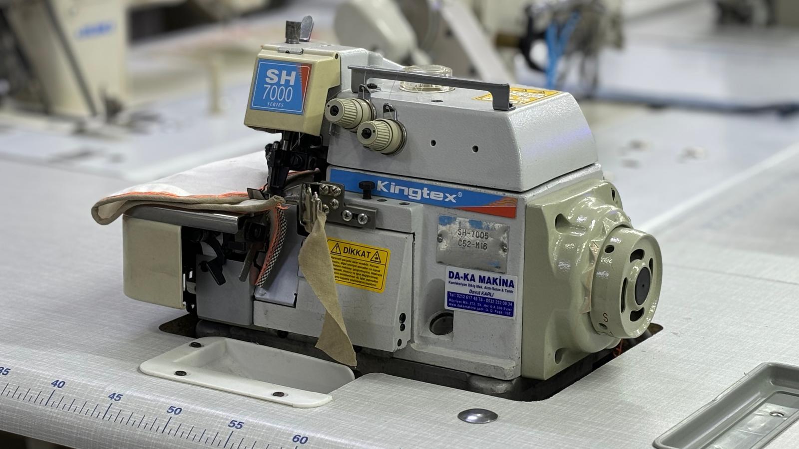 KİNGTEX 7000 Series direct drive pocket bag overlock sewing machine