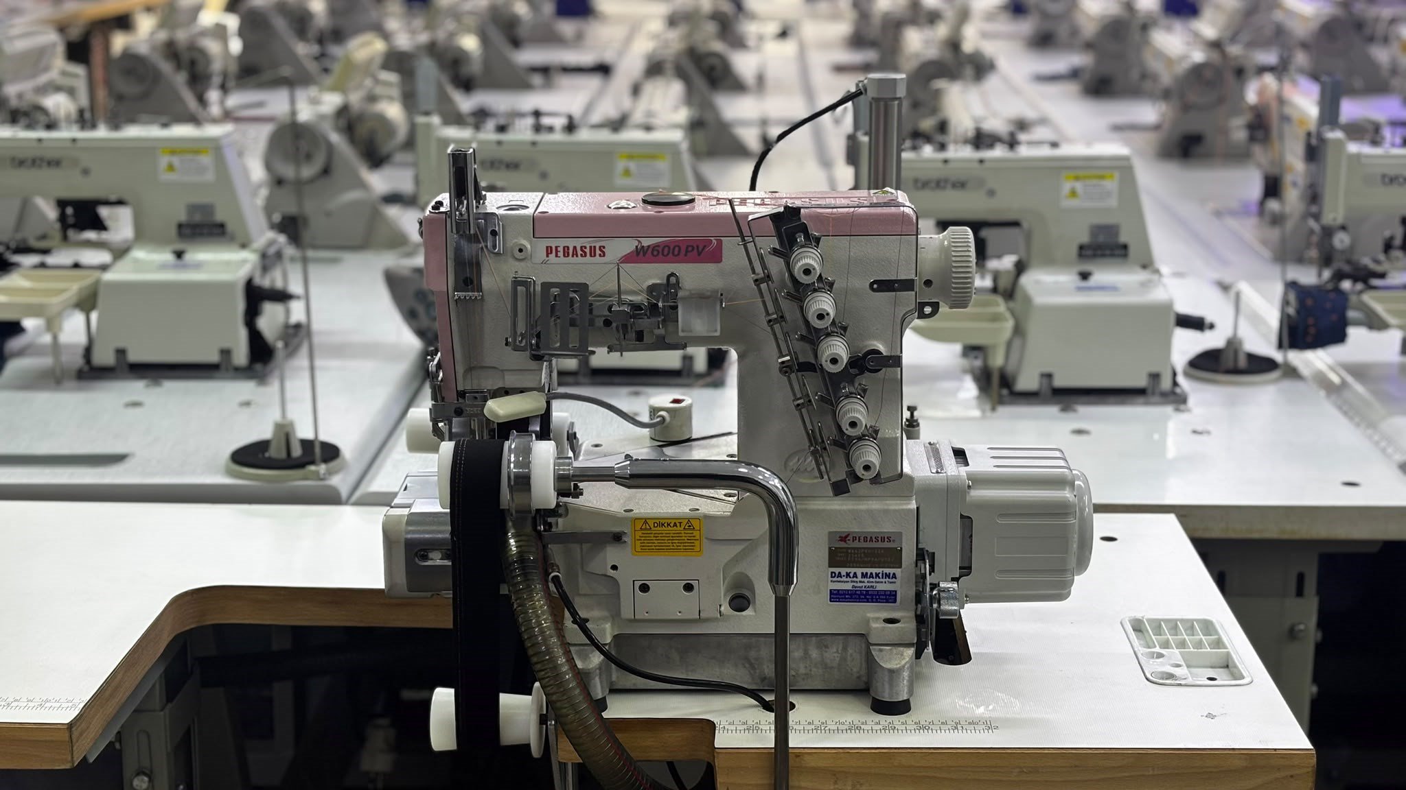 PEGASUS W600P Tüp bel reçme dikiş makinesi