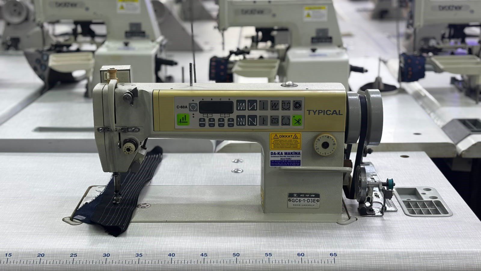 TYPICAL GC6-1-D3E | C-60A Elektronik düz dikiş makinesi