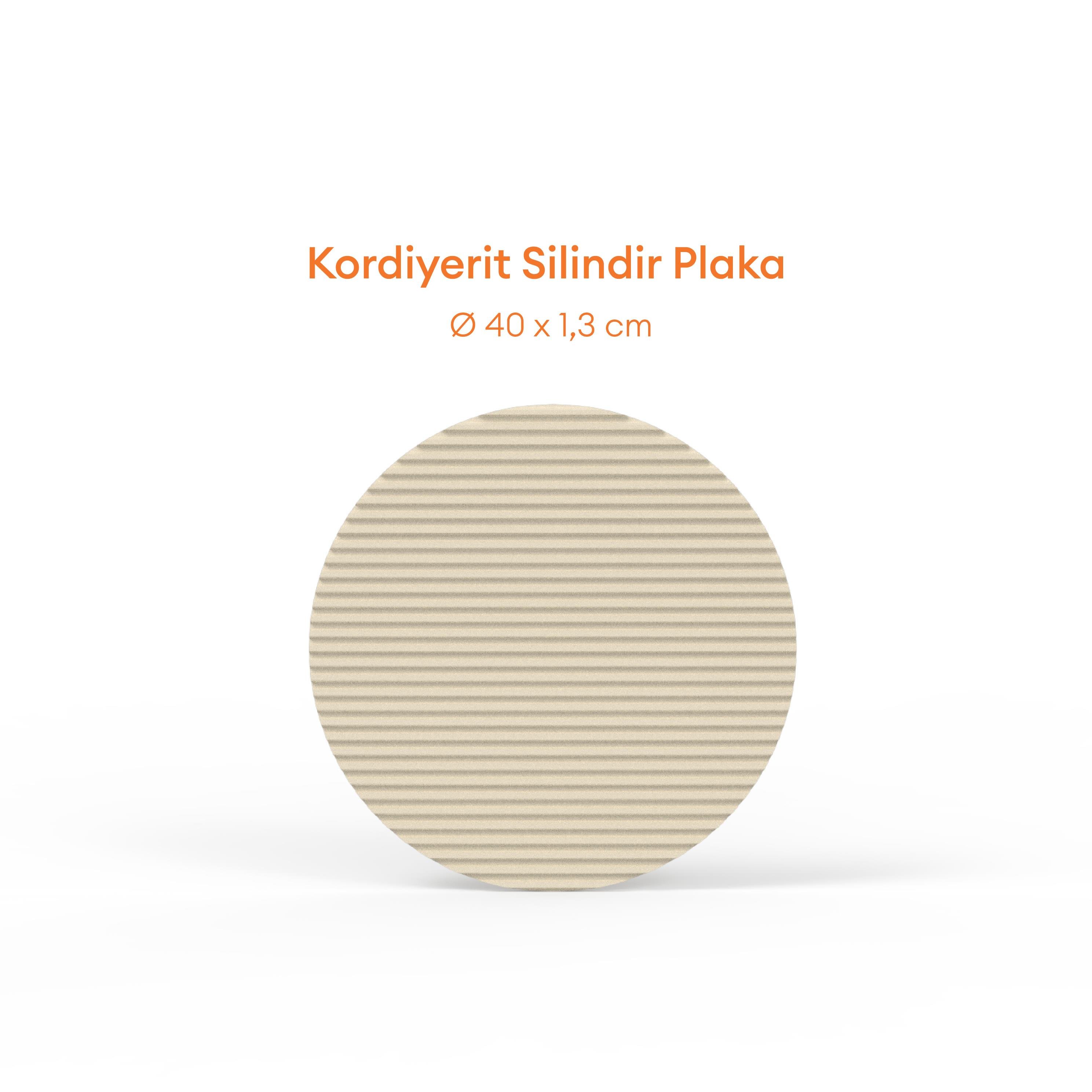 KORDİERİT SİLİNDİR PLAKA Ø 40*1,3 CM