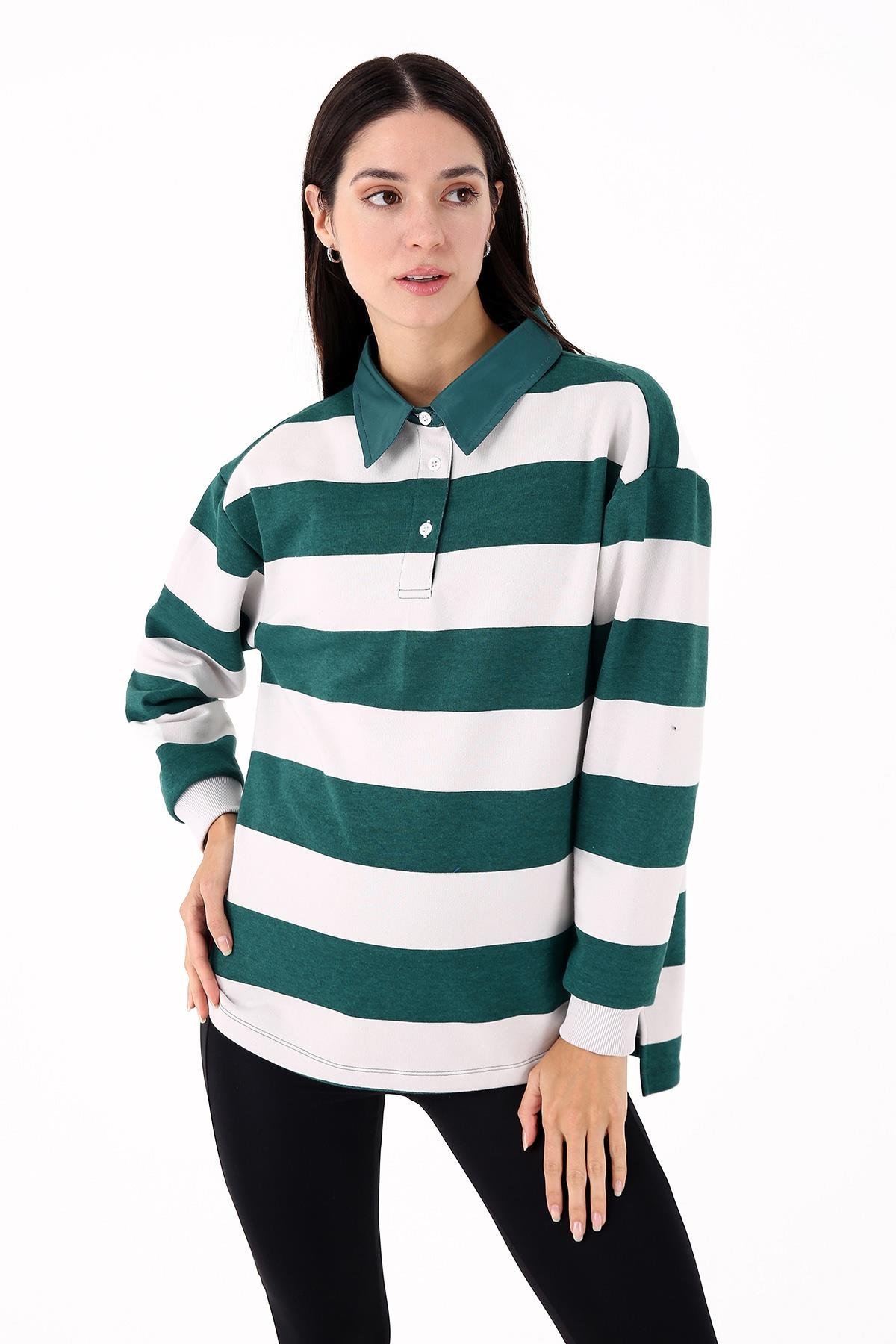 Scorp Luxe Kadın Casual Sweatshirt Yeşil