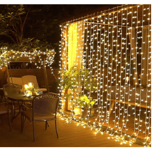 Perde Led  Sarı Işık 3 x 3