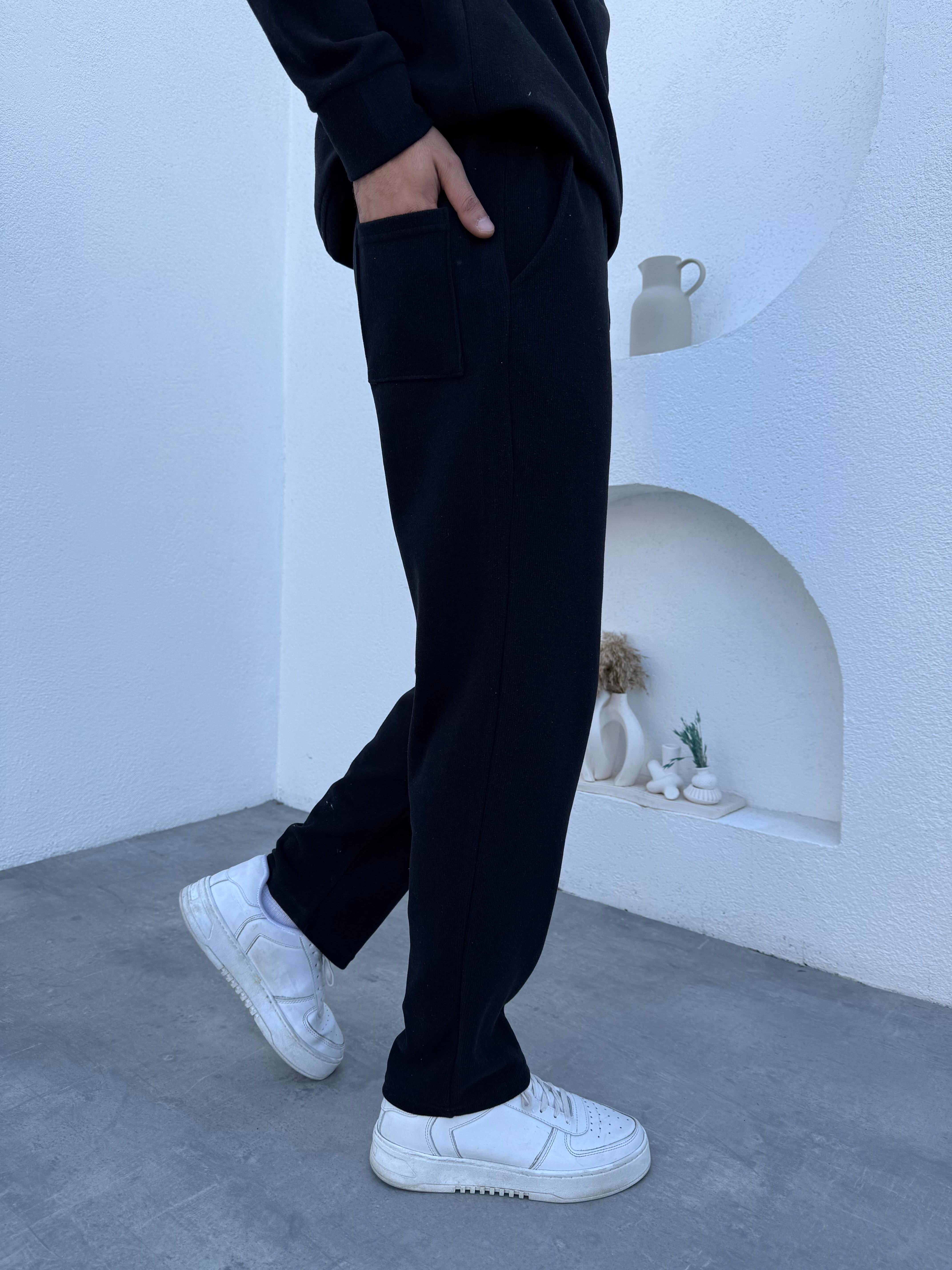 Polo Yaka Oversize Takım Siyah · 4