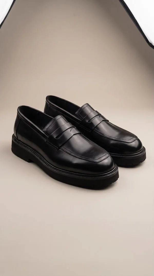Premium Kalın Tabanlı Penny Loafer