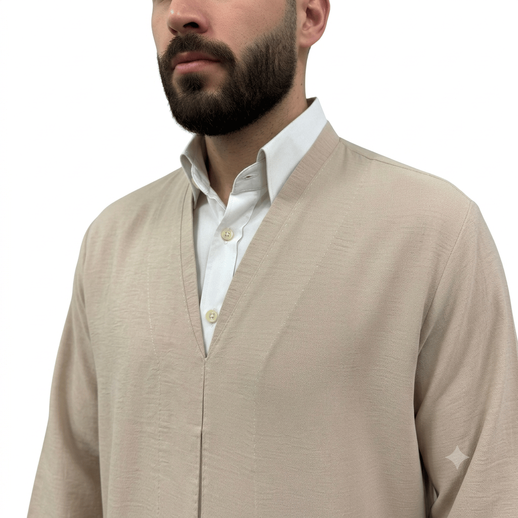 AEROBİN KUMAŞ LÜKS NAMAZ CÜBBESİ-BEJAEROBİN KUMAŞ LÜKS NAMAZ CÜBBESİAEROBİNCB-SH01CÜBBE MODELLERİSUFFA