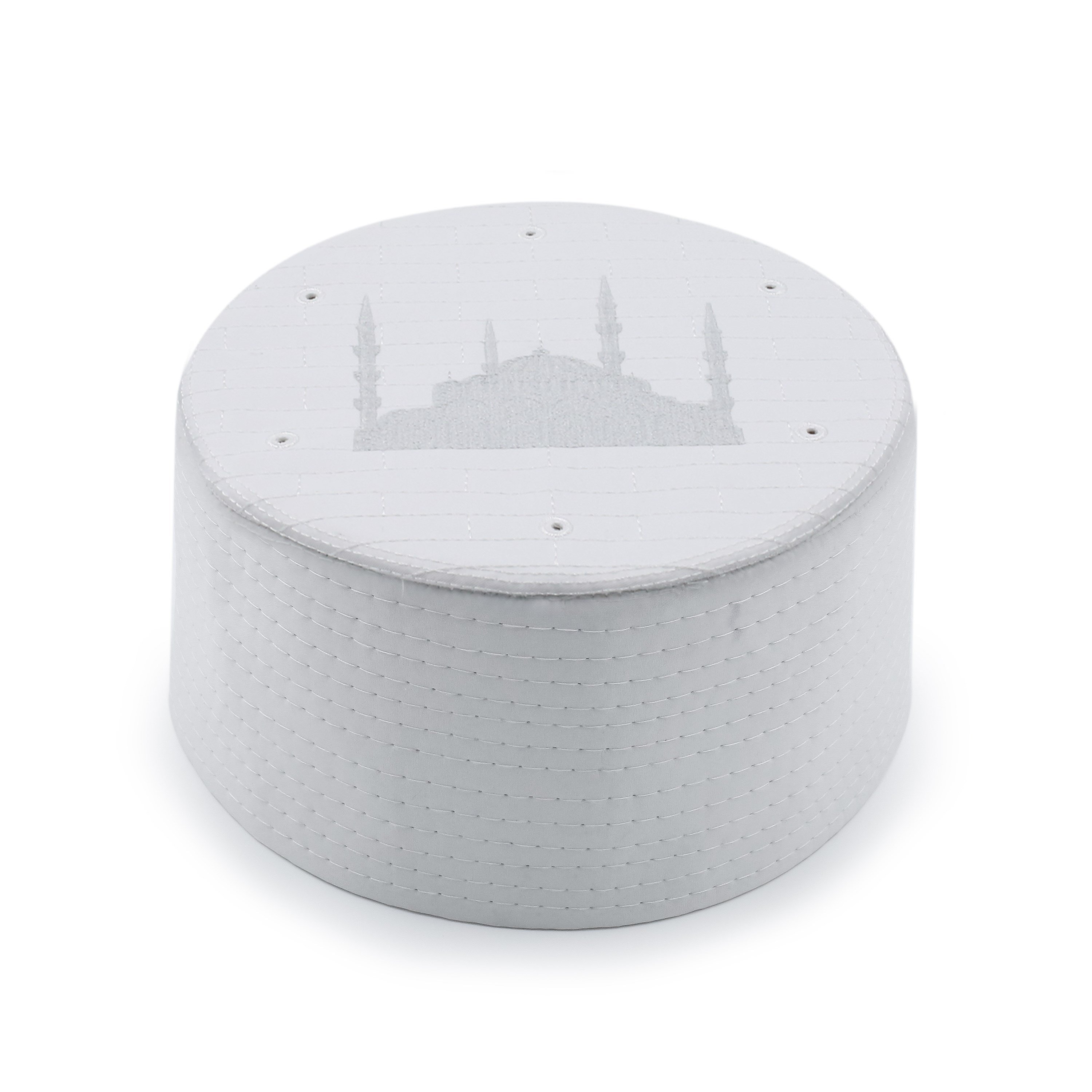 Çocuk Cami Kalıp Sarık Takkesi – Beyaz – Keçe